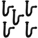 Ver imagem 1 de Sifão Sanfonado Universal 61cm Preto | Astra | Kit C/ 5 Un