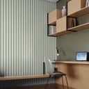 Ver imagem 2 de Papel de Parede Vinílico Listra Vichi Verde Oliva 4401 53x1000