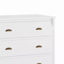 Ver imagem 3 de Cômoda de Madeira 4 Gavetas Pés Luis Xv 60816 Hannover - Branco