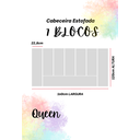 Ver imagem 4 de Cabeceira Estofada Queen 7 Blocos Não É Segredo Linho Cinza Claro 160x120