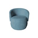 Ver imagem 1 de Poltrona Decorativa Beatriz Orgânica Linho Azul