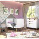 Ver imagem 2 de Quarto de Bebê Completo 1 Berço com 1 Cômoda 3 Gavetas Caring 