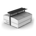 Ver imagem 2 de Kit Fechamento Prateleira Ilha Premium 2,10 Metros Preto - Refrimate