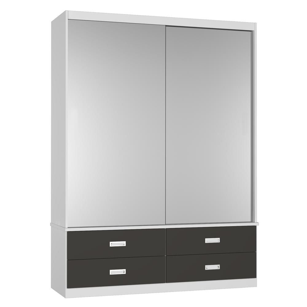 GUARDA-ROUPA Casal 2 PORTAS DE CORRER 100% MDF 1399E2 BRANCO/CAFÉ - FOSCARINI é boa?