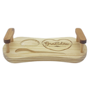 Ver imagem 3 de Bandeja Gratidão Madeira Pinus C/ Espaço P/ Xícara e Colher