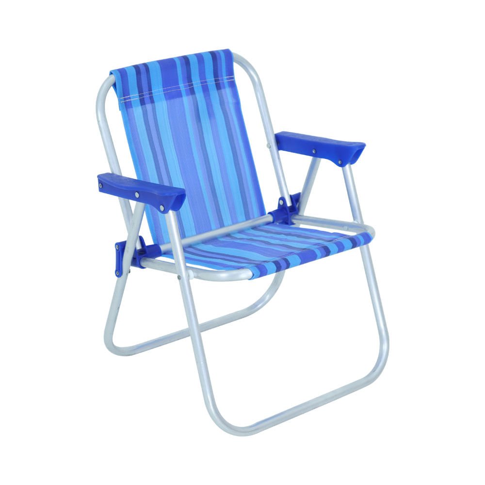 Cadeira Infantil em Alumínio Azul Bel