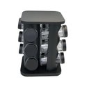 Ver imagem 1 de Porta Temperos e Condimentos Suporte Inox Giratório 12 Potes