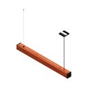 Ver imagem 4 de Luminária Pendente Horizontal em Madeira Maciça Modelo Diamante - Madeiled