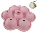 Ver imagem 1 de Forma de Gelo Bandeja de Silicone Drink Bebida Cha Formato Bola de Basquete Molde Flexivel Festa Eve