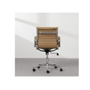 Ver imagem 3 de Cadeira Escritório Caramelo Diretor Couro 3301 Baixa