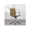 Ver imagem 1 de Cadeira Escritório Caramelo Diretor Couro 3301 Baixa