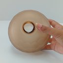 Ver imagem 6 de Vaso Moana Decorativo Cachepô Enfeite 11x15x15cm Vidro Âmbar