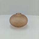 Ver imagem 2 de Vaso Moana Decorativo Cachepô Enfeite 11x15x15cm Vidro Âmbar