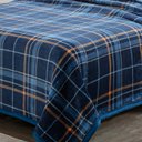 Ver imagem 2 de Cobertor Jolitex Casal Dyuri Plus 1,80x2,20m Tweed Azul