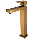 Ver imagem 1 de Misturador Monocomando Mesa P/ Lavatório Bica Alta Unic Gold Matte -2885gl90mt