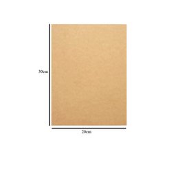 Kit com 40 Placas Mdf Lisa 3mm Tamanho 20x30cm - 2