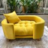 Sofá Caminha Pet Luxo em Sued Premium:amarelo - 3