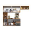 Ver imagem 4 de Cozinha Suspensa Juliete 7 Portas 2 Gavetas 180cm Rustic Nicioli Móveis