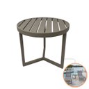 Ver imagem 5 de Mesinha Mesa Lateral Apoio Verona Ripada Alumínio Resistente Fendi