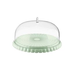 Porta Bolo com Domo Bpa Free 36cm Grande Tiffany - Verde Malva - Guzzini - 1