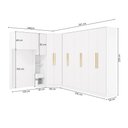 Ver imagem 6 de Quarto Modulado Kappesberg Adapt Branco 6 Peças 246cm x 341cm