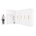 Ver imagem 5 de Quarto Modulado Kappesberg Adapt Branco 6 Peças 246cm x 341cm