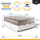 Ver imagem 4 de Cama Box Baú com Colchão de Espuma D33 Millenium One Face Casal 138cm