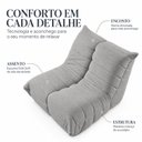 Ver imagem 5 de Poltrona Nuvem Ampla Estofada Design Orgânico Confortável Espresso Móveis