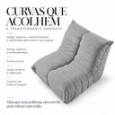 Ver imagem 6 de Poltrona Nuvem Ampla Estofada Design Orgânico Confortável Espresso Móveis