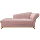Ver imagem 2 de Kit Diva Recamier Vanessa 185cm Lado Esquerdo e 02 Poltronas Laura Suede - Doce Sonho Móveis RECAMIE