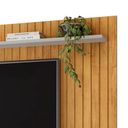 Ver imagem 6 de Painel para Tv até 70 Polegadas 1 Prateleira Dj Móveis Rio Cedro Bali