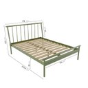 Ver imagem 2 de Conjunto Cama Queen 2 Mesas de Cabeceira em Aço Begônia CabeCasa MadeiraOriginals