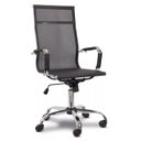 Ver imagem 1 de Cadeira Presidente Tela Charles Eames Esteirinha - Cor Preto - Pollo Móveis - 32878