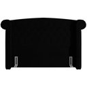Ver imagem 4 de Cabeceira Cama Box Casal 140cm Sofia Bouclê Preto