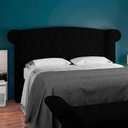 Ver imagem 5 de Cabeceira Cama Box Casal 140cm Sofia Bouclê Preto