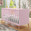 Ver imagem 4 de Quarto para Bebê 1 Berço Lecce 1 Cômoda 1 Porta 4 Gavetas Udine Móveis Bonatto