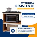 Ver imagem 7 de Balcão para Cooktop 4 Bocas 2 Nichos para Forno Turim