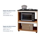 Ver imagem 7 de Balcão para Cooktop 4 Bocas 2 Nichos para Forno Turim
