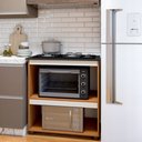 Ver imagem 1 de Balcão para Cooktop 4 Bocas 2 Nichos para Forno Turim