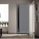 Ver imagem 1 de Porta de Alumínio Lambril 210x80cm com Visor Hale Esquadrias Abertura Direita