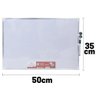 Quadro Lousa Magnética Branco com Pincel 50x35 Notes Board Anotação - 3