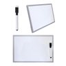 Quadro Lousa Magnética Branco com Pincel 50x35 Notes Board Anotação - 1
