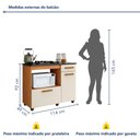 Ver imagem 4 de Balcão para Cooktop 2 Portas 1 Gaveta Violeta