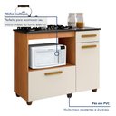 Ver imagem 7 de Balcão para Cooktop 2 Portas 1 Gaveta Violeta