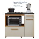 Ver imagem 4 de Balcão de Cozinha para Cooktop 2 Portas 1 Gaveta 1 Nicho para Forno Violeta