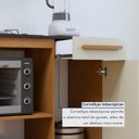 Ver imagem 7 de Balcão de Cozinha para Cooktop 2 Portas 1 Gaveta 1 Nicho para Forno Violeta