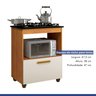 Balcão para Cooktop 1 Porta Basculante Salvia - 8