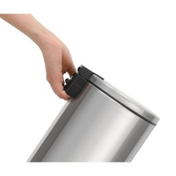 Lixeira com Pedal Tramontina Loop Aço Inox Polido 30 Litros - 4