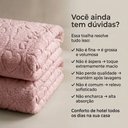 Ver imagem 6 de Jogo de Toalha de Banho e Rosto Dohler Aveludada 3 Peças 100% Algodão Super Macio Premium Casa Dona
