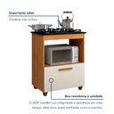 Ver imagem 5 de Balcão para Cooktop 1 Porta 1 Nicho Salvia